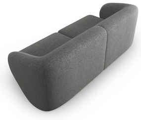 Szara sofa z tkaniny szenilowej 188 cm Paolo – Milo Casa