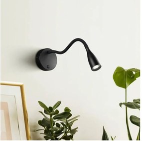 Eglo 901818 - Elastyczny kinkiet LED OLIVANDINO LED/3,8W/230V czarny