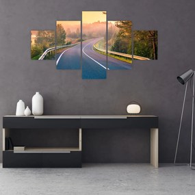 Obraz - Podróż o wschodzie słońca (125x70 cm)