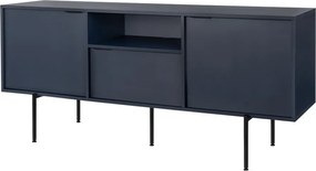 Ciemnoniebieska szafka pod TV 180x79x50 cm Bau – noo.ma