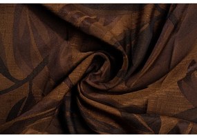 Ciemnobrązowa zasłona 210x245 cm Nydia – Mendola Fabrics