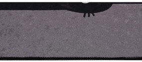 Czarno-szare dywaniki łazienkowe zestaw 2 szt. 60x100 cm Comfort – Foutastic