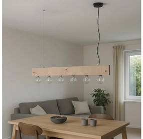 ONLI - Żyrandol na lince ARGO 6xE27/22W/230V beżowy