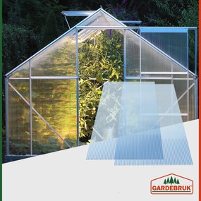 Poliwęglan komorowy MARK 6mm, 60,5x121x0,6cm, 10 szt., przezroczysta Jurhan