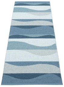 Niebieski chodnik odpowiedni na zewnątrz 70x200 cm Urvi Water – Pappelina