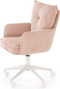 Fotel obrotowy Dumbo Halmar na bałym stelażu