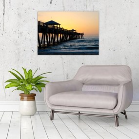 Obraz na szkle - na plaży (70x50 cm)