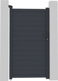 Furtka aluminiowa "Marc" - 101.2 x 180.9 cm - Szara