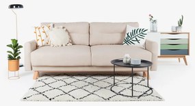 Beżowa sofa rozkładana Bonami Selection Pop
