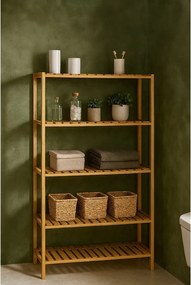 Bambusowy regał łazienkowy w naturalnym kolorze 60x130 cm Skaren – Bonami Essentials