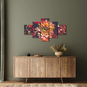 Obraz - Chryzantemy (125x70 cm)