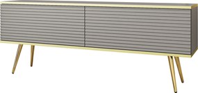 Szafka RTV wisząca VENEZIA 135 cm do Salonu pod Telewizor - Szary
