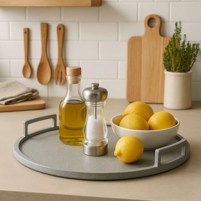 Taca dekoracyjna z uchwytami, Ø 37,5 cm