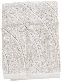Jasnoszary bawełniany ręcznik frotte 50x70 cm Time – Zone