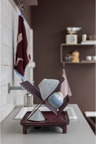 Bordowy ociekacz dwupiętowy 42x29 cm Dry-It – Mette Ditmer Denmark