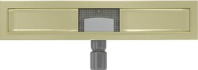 Mexen Flat korpus do odpływu liniowego 50 cm, złoty szczotkowany - 1A15050