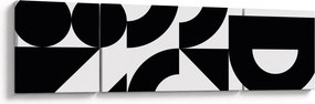 Obraz - Abstrakcja geometryczna N⁰2 (170x50 cm)