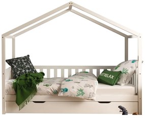 Biała szuflada pod łóżko dziecięce 90x200 cm Dallas – Vipack