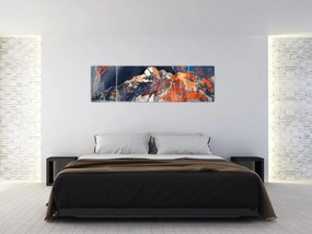 Obraz - Ilustracja domów publicznych (170x50 cm)