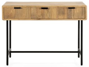 Konsola z litego drewna mango 38x100 cm Mundra – Marckeric