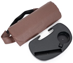 4Home Ogrodowe krzesło leżakowe Relax, brązowy