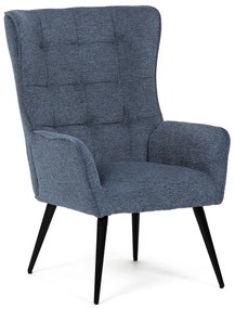 Fotel relaksacyjny 315 BLUE2, ciemnoniebieski