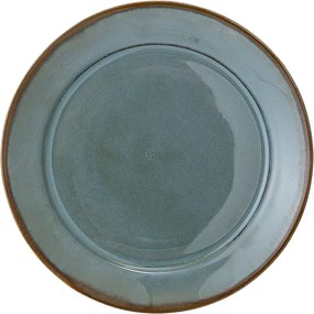 Zielony kamionkowy talerz Bloomingville Pixie, ø 28 cm