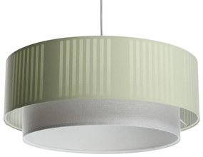 Lampa wisząca DUO LAMI LINE 40x16 zielona/kremowa BPS KONCEPT