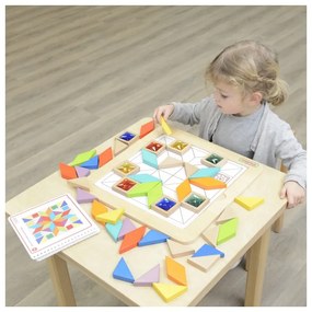 Masterkidz układanka mozaika nauka kolorów i kształtów tangram montessori