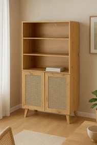 Regał półotwarty w stylu rustykalnym L3-W10