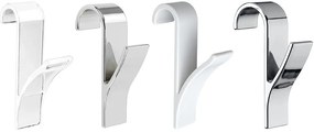 Haczyk - wieszak na grzejnik żeberkowy, chrom, 4 sztuki w komplecie, WENKO