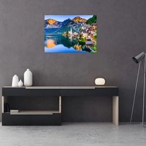 Obraz - Wieś alpejska (70x50 cm)