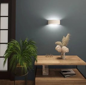 Biały ceramiczny minimalistyczny kinkiet H2-F14