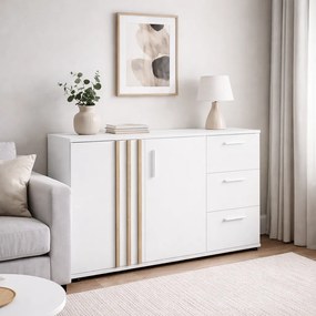 Komoda TOLIS 2D3S, biała