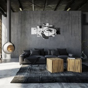 Obraz - Zimowe cappuccino (125x70 cm)