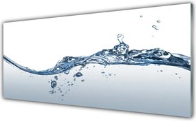 Szkło do Kuchni na Ścianę Błękitne Fale Oceanu