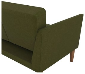 Zielona rozkładana sofa 205 cm Regal – Novogratz