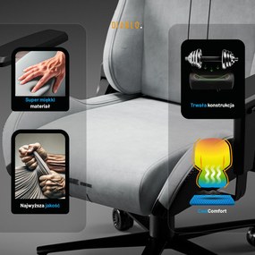 Fotel gamingowy Diablo X.One Prime, Normal Size, Nightwolf Moon