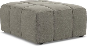 Pufa - z tkaniny bouclé - szary - ALOHA