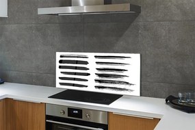 Panel Szklany Artystyczne Pociągnięcia Pędzlem