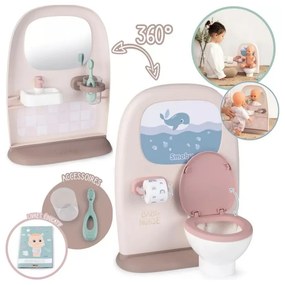 Smoby baby nurse dwustronna toaleta łazienka dla lalki z akcesoriami