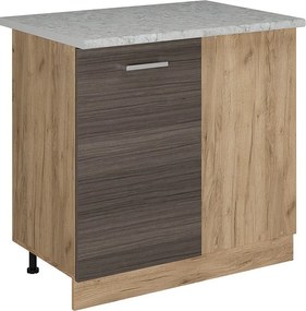 Szafka narożna szlachetna szarość 86x60x81.6 r-line