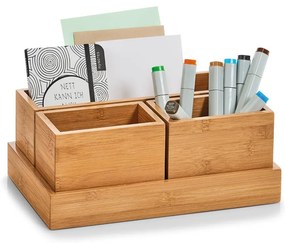 Pojemniki do przechowywania, organizery, 100% bambus - 4 elementy w komplecie, ZELLER