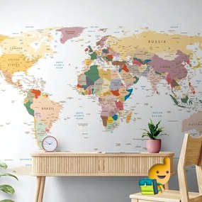 Tapeta mapa z nazwami