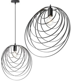 LAMPA SUFITOWA GEOMETRYCZNA APP426-1CP CZARNA
