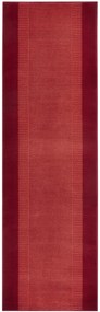 Dywan nowoczesny Basic czerwony chodnik 80 cm x 200 cm