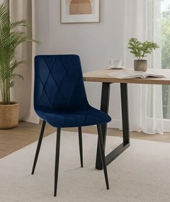 Zielone krzesło tapicerowane nowoczesne H0-E36