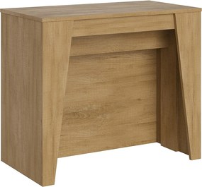 Konsola rozkładana 90x48/296 cm Bakari dąb naturalny