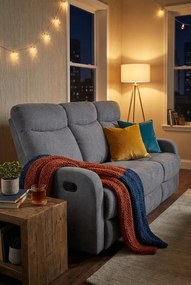Sofa trzyosobowa rozkładana popielata D5-Z96