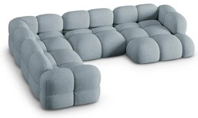 Jasnoniebieski narożnik (lewostronny/w kształcie litery U) Loretto – Cosmopolitan Design